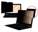3M Touch Privacy Filter 15.6in 16:9 Full Screen Laptop Anti-Glare Blue Light Reduction Matte-to-Matte COMPLY Flip Attach Set Adhesive Strips