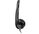 Logitech Wired USB Headset H390 Black Noise Cancelling MIC 1.8m Cable In-line Audio Control