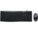 Logitech Wired Keyboard and Mouse Combo Desktop MK200 Black USB