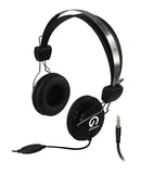 Shintaro Stereo Headset with Inline Noise-Cancelling Microphone Single Combo 3.5mm Jack Adjustable Headband Volume Control