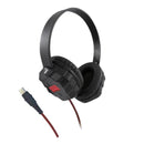 Shintaro Rugged Kids Headset with Enhanced USB-C Reinforcement 40mm Drivers Twistable Headband Volume Cap 1.5M Cable for Smartphones Tablets and PC