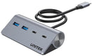 Unitek 4-in-1 USB-C 5Gbps Hub (2xUSB-A 5Gbps + 2xUSB-C 5Gbps) with USB-C Power Port Space Gray UNITEK Gift Box