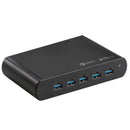 Shintaro 150W 5-Port GaN Charger USB-C and USB-A Multi Port Fast Charger for Laptops Smartphones Tablets - Power Sharing Optimisation