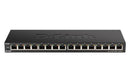D-Link 16-Port Low Profile Gigabit Unmanaged Desktop Switch with 16 Gigabit ports