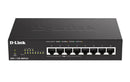 D-Link 8-Port Gigabit Smart Managed PoE Switch with 4 RJ45 and 4 PoE Ports