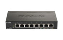 D-Link 8-Port Gigabit Smart Managed PoE Switch with 8 PoE Ports