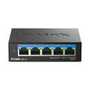 D-Link DMS-105 5-Port Unmanaged Switch with 5 Multi Gigabit Ethernet Ports
