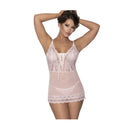 Lace Chemise And G String Blush