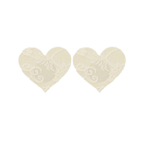 Lace Heart And Flower Nipple Pasties Twin Pack