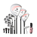 Ladies Complete Golf Club Set With Driver And Stand Bag