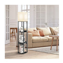 Modern Shelf Floor Lamp With 1 Drawer And 1 Usb Port