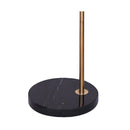 Metal Floor Lamp With Opal Glass Shade