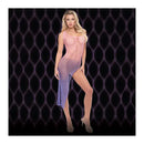 Lapdance Violet Sky Off The Shoulder Mini Dress Pink Violet One Size