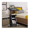 Height Adjustable Mobile Laptop Desk With Wheels