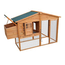 Large Chicken Coop And Rabbit Hutch With Ramp