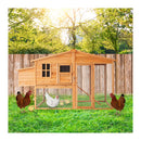 Large Chicken Coop And Rabbit Hutch With Ramp