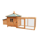 Large Wooden Chicken Coop Rabbit Hutch Nesting Box Fir Wood