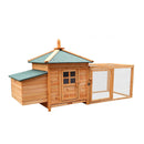 Large Wooden Chicken Coop Rabbit Hutch Nesting Box Fir Wood