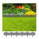 Lawn Edgings 17 Pcs Anthracite 1000 Cm Polypropylene
