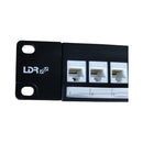 Ldr 24 Port Cat6A Utp Patch Panel Rack Mount 1U