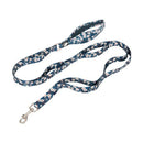 Floral Multi Handle Dog Lead Blue