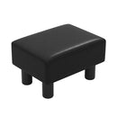 Pu Leather Footrest With Storage For Living Room Bedroom
