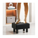 Pu Leather Footrest With Storage For Living Room Bedroom