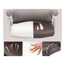 Leather Computer Desk Chair With Rocking Function