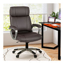 Leather Computer Desk Chair With Rocking Function