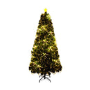 Led Christmas Tree 6Ft Fibre Optics Warm Lights