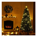 Led Christmas Tree 6Ft Fibre Optics Warm Lights