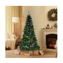 Led Christmas Tree 8Ft Multi Colour Lights 8 Flash Modes
