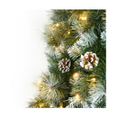 Led Christmas Tree 6Ft Pre Lit Light 8 Flash Modes Pine Cones