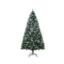 Led Christmas Tree 6Ft Pre Lit Light 8 Flash Modes Pine Cones