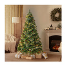 Led Christmas Tree 6Ft With Lights Ornaments Green