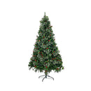Led Christmas Tree 6Ft With Lights Ornaments Green