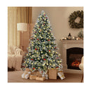 Led Christmas Tree 7Ft Green White 1210 Tips