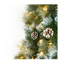 Led Christmas Tree 7Ft Pre Lit Light 8 Flash Modes Pine Cones