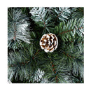 Led Christmas Tree 7Ft Pre Lit Light 8 Flash Modes Pine Cones