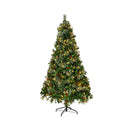 Led Christmas Tree 7Ft With Lights Ornaments Green