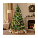 Led Christmas Tree 7Ft With Lights Ornaments Green