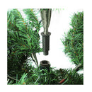 Led Christmas Tree 8Ft With Rattan Tree Skirt Warm Light Green