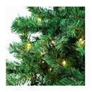 Led Christmas Tree 8Ft With Rattan Tree Skirt Warm Light Green