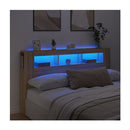 Led Headboard Sonoma Oak 180 Cm Engineered Wood