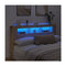 Led Headboard Sonoma Oak 180 Cm Engineered Wood