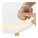 3 Colors Led Light Vanity Tabletop Makeup Mirror Touch Control