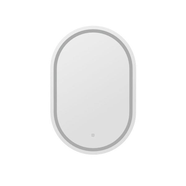 Led Wall Mirror With Light 50X75Cm Bathroom Decor Oval Mirrors Vanity