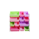 12 Bins Kids Toy Box Bookshelf