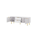 160Cm Entertainment Unit Tv Cabinet White
