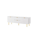 160Cm Entertainment Unit Tv Cabinet White
